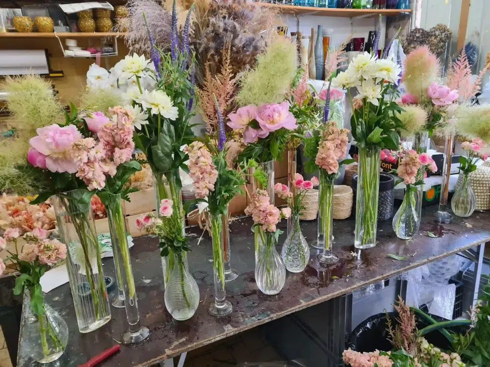 Atelier de composition florales Les Fleuristes Paris 12