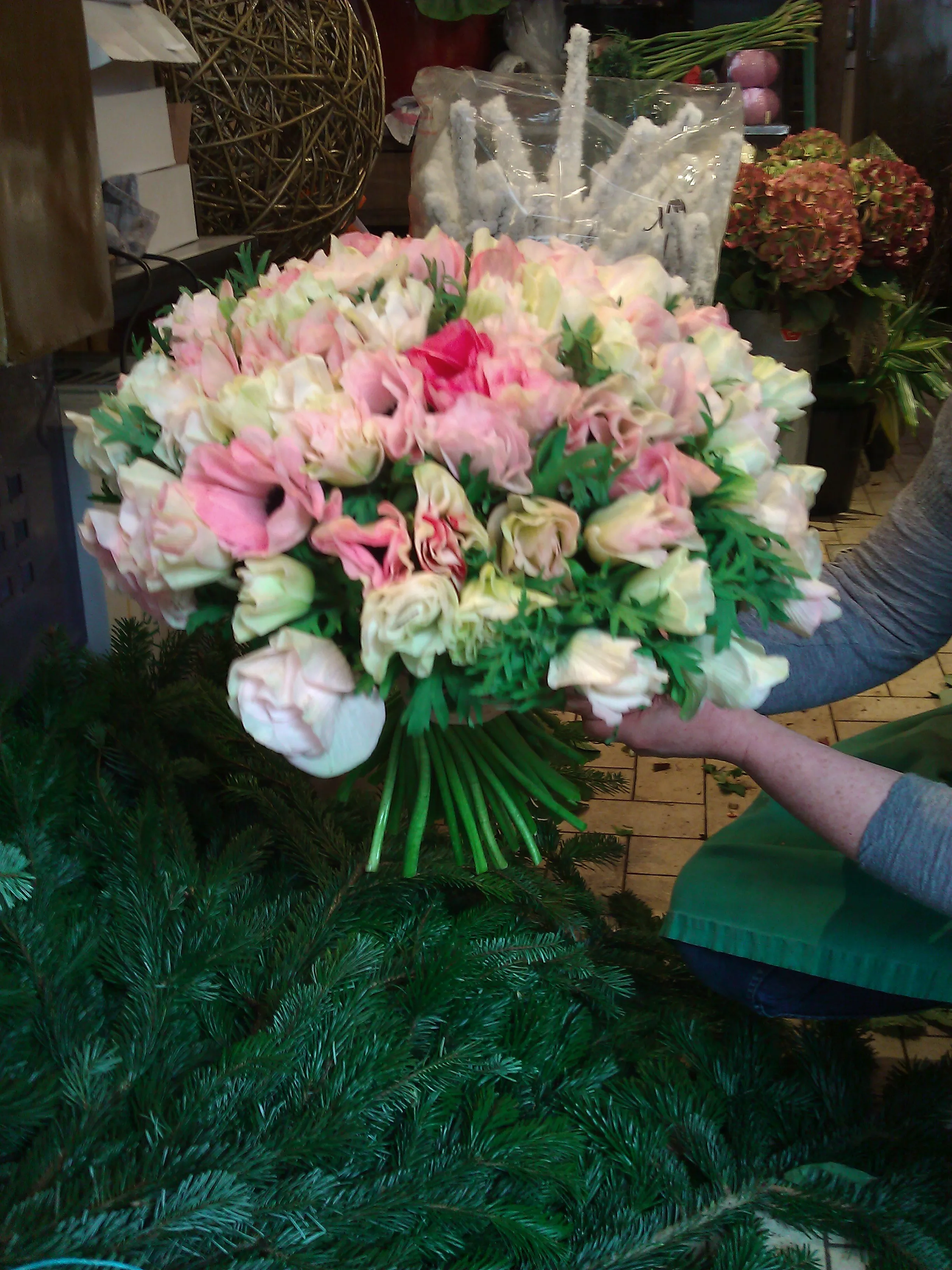 Atelier décoration florale Les Fleuristes Paris 12